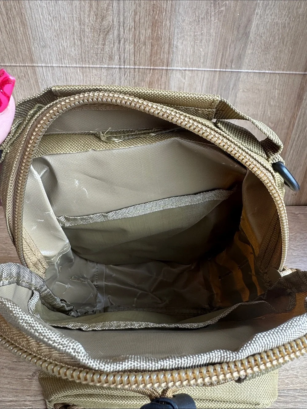 Unlisted Olive Tan Tactical Military Crossbody Sling Bag